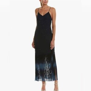 Haute Hippie Navy Maxi Dress
